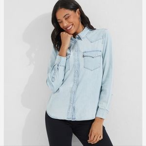 Levi Western jean shirt XL